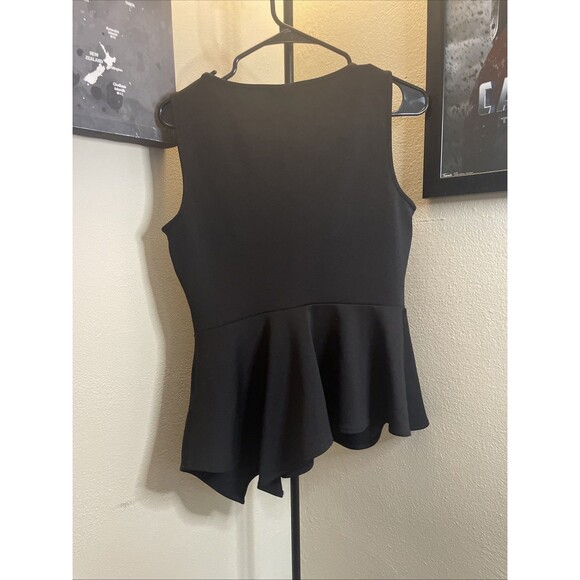 Worthington Elegant & Formal Event Black Sleeveless Comfy Top Size M - Picture 5 of 6